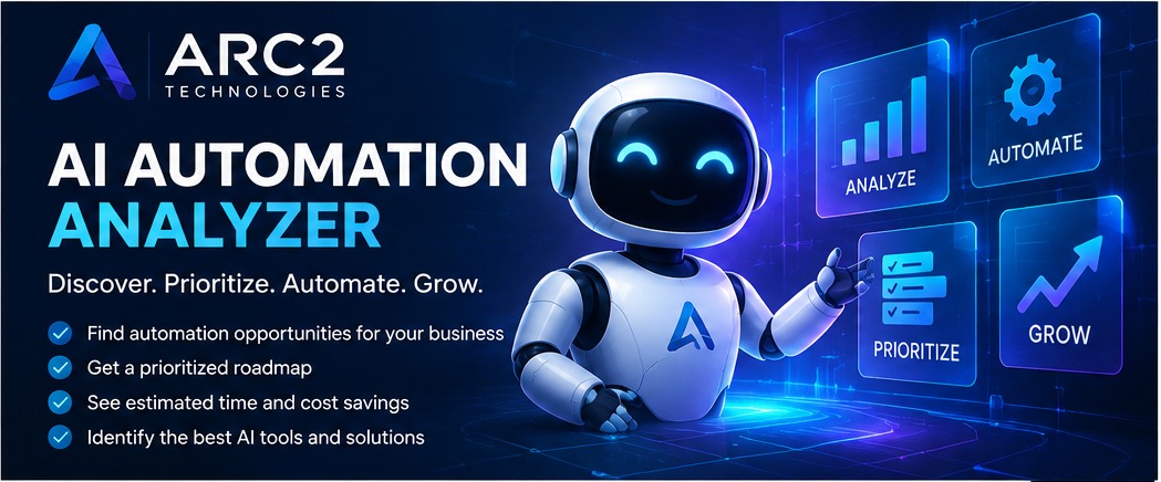 ARC2 AI Automation Analyzer — Discover, Prioritize, Automate, Grow